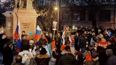 "Мы всегда будем вместе с Россией": В Белграде прошёл митинг в поддержку спецоперации на Украине