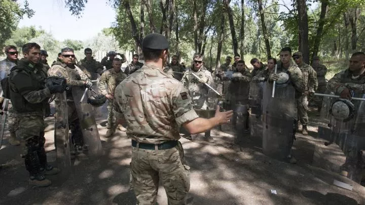 Первый отряд британских наёмников прибыл на Украину — видео 