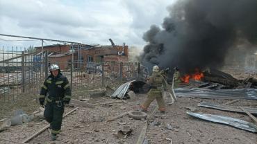 В Волгограде устранили пожар на стратегическом метзаводе