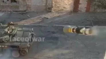 Боевики "Азова"* пытались подбить русский танк в Мариуполе британским ПТРК NLAW – опубликовано видео