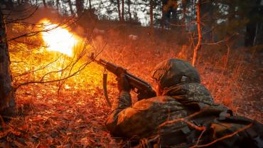 Русские бойцы ВДВ разгромили колонну украинских войск под Запорожьем