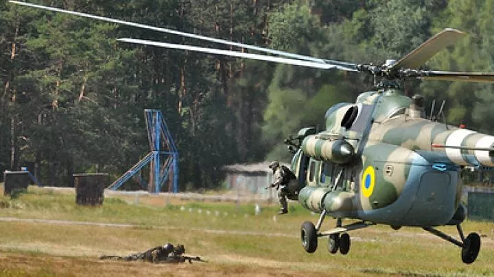 Военный вертолёт ВСУ без разрешения проник в Белоруссию