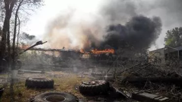 В Сети появилось видео ответного удара ополчения по позициям ВСУ в Нью-Йорке