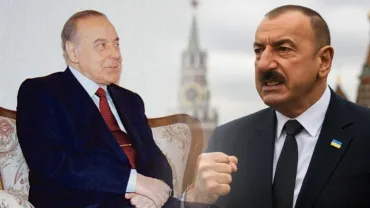 Даже отца "не пожалел". Алиев умолчал о том, как и от кого русские освобождали Баку. Может, напомнить?