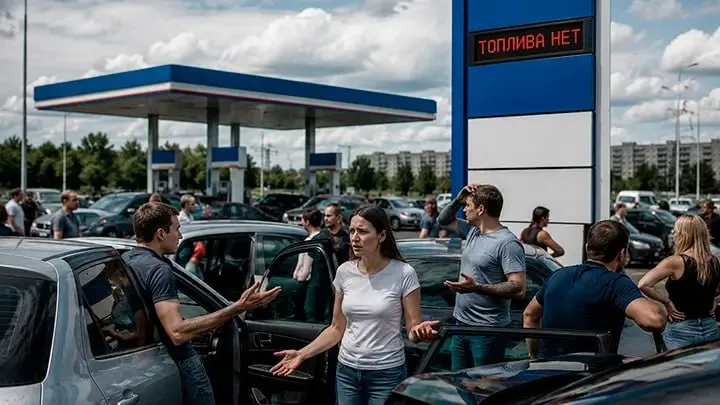 По докладам – всё хорошо. А люди стоят в очереди на АЗС часами. Народ ждёт решительных шагов