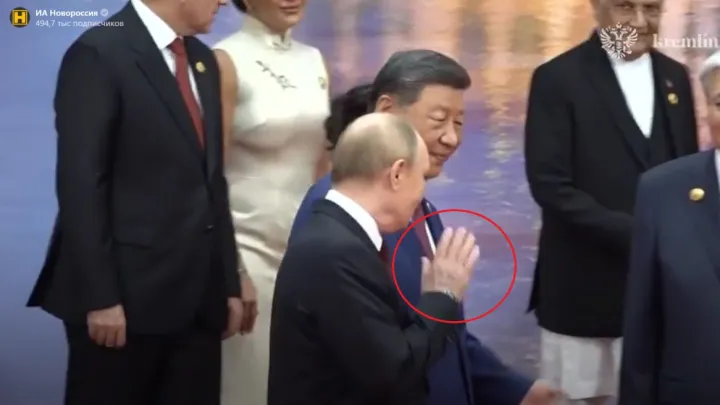 Всё внимание на руку Путина: Пашинян паникует, Алиев остался крайним. Лукашенко привёз два подарка. Что осталось за кадром в Китае Всё внимание на руку Путина: Пашинян паникует, Алиев остался крайним. Лукашенко привёз два подарка. Что осталось за кадром в Китае