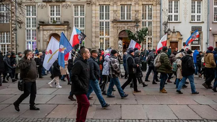 В Польше люди вышли на протест против повышения цен на электроэнергию