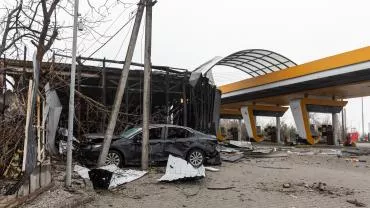 В Житомире после обстрела отключили свет и воду