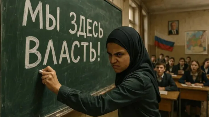 Диаспора рулит русской школой: Под гимн России не вставать, хиджабы носить
