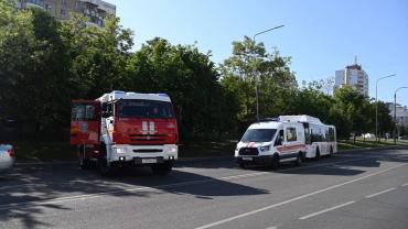 В Белгороде произошел взрыв после падения беспилотника