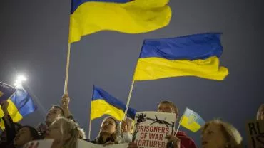 Украинские беженцы устроили протестную акцию против властей Италии