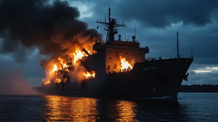 В небе – километровые огни, паром из Румынии идёт ко дну. Тревожные новости: контратака ВСУ в Купянске. СВОдки с фронта