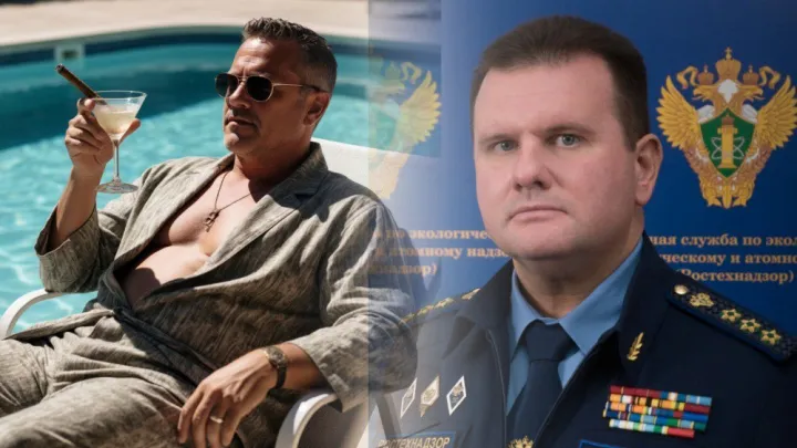 Когда они все нажрутся? Начальник Ростехнадзора купался в роскоши: Лазурный берег, элитные тачки. Получит 7 лет и как бы уйдёт на СВО?