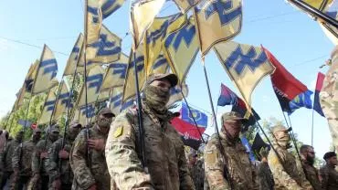 В Киеве прошёл марш в поддержку &#171;украинцев, воевавших против русских&#187;