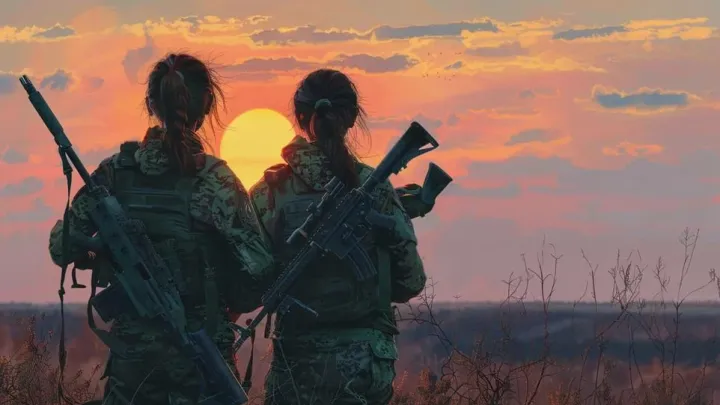 Прилетел огромный дрон и завис. А потом началось: Что творят валькирии Зеленского на фронте